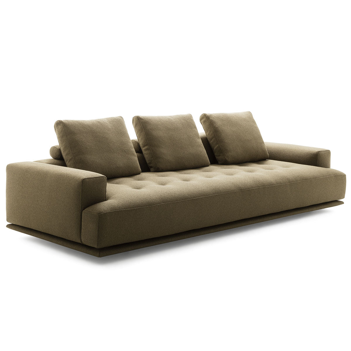 Shiki 3 Seat Sofa 292cm | Moss Teatro 26943 Velvet