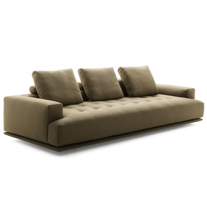 Shiki 3 Seat Sofa 292cm | Moss Teatro 26943 Velvet