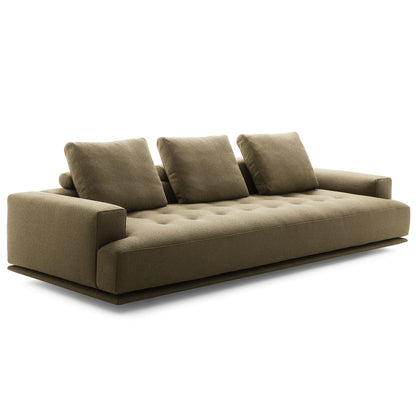 Shiki 3 Seat Sofa 292cm | Moss Teatro 26943 Velvet
