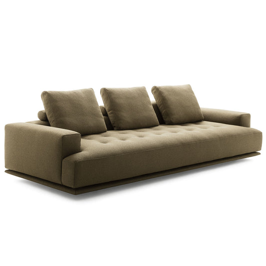 Shiki 3 Seat Sofa 292cm | Moss Teatro 26943 Velvet