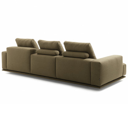 Shiki 3 Seat Sofa 292cm | Moss Teatro 26943 Velvet