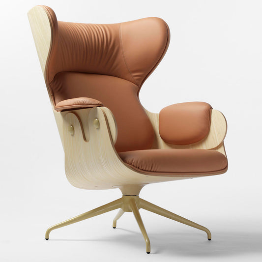 Showtime Lounger | Aged Camel V18 Vintage Leather