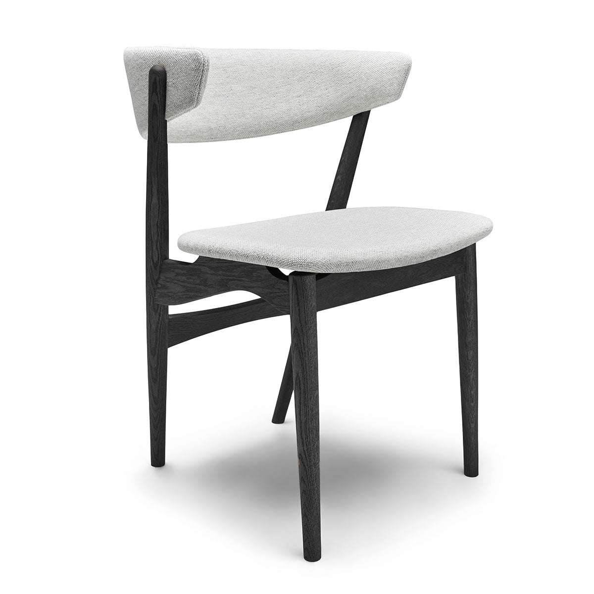 Sibast No 7 Dining Chair | Light Grey 123 Remix Seat