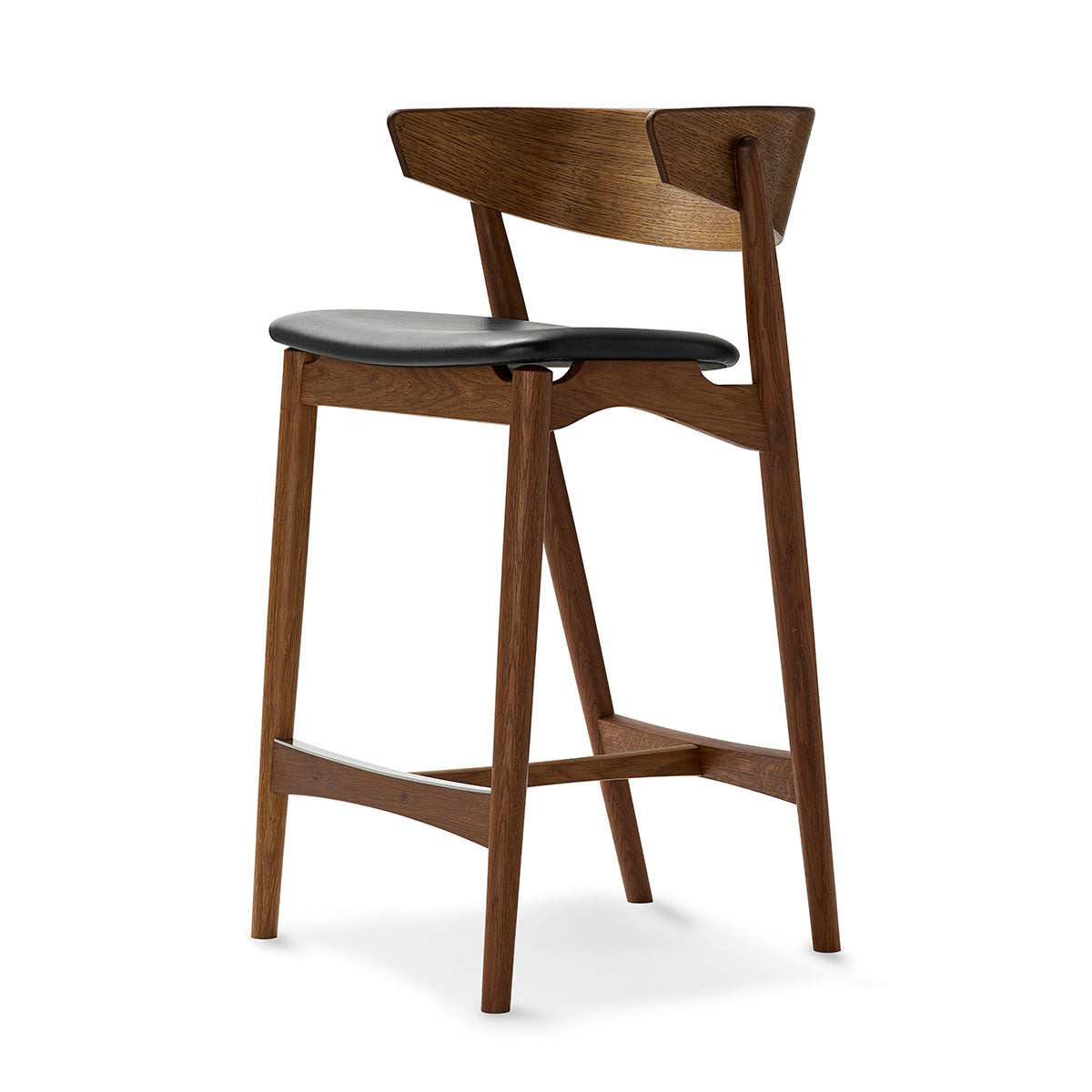 Sibast No 7 Counterstool | Anthracite Dune Leather Seat