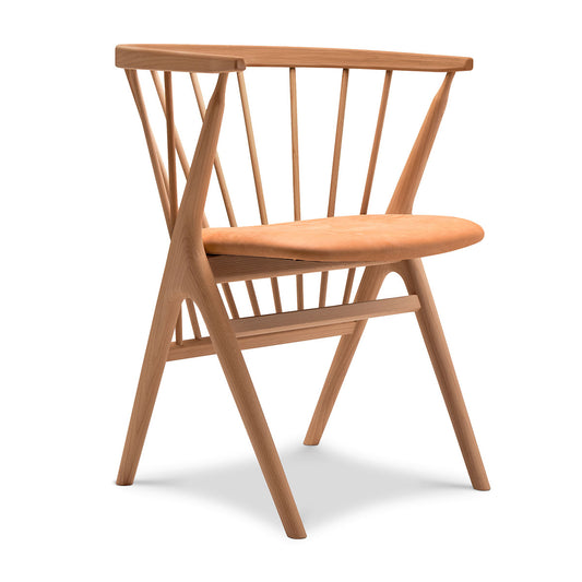 Sibast No 8 Chair | Cognac Dune Leather Seat