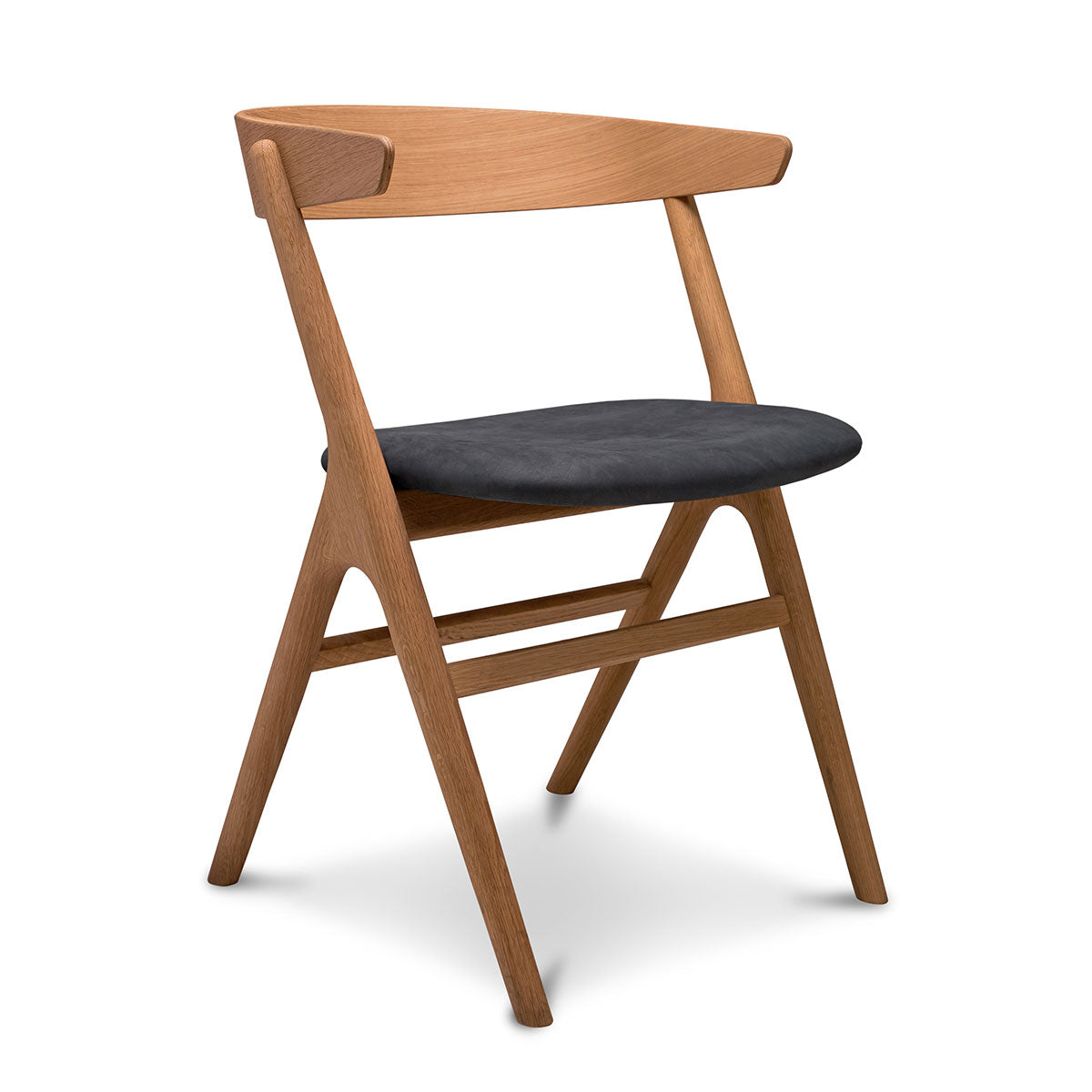 Sibast No 9 Chair | Anthracite Dune Leather Seat