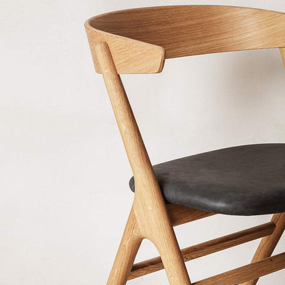 Sibast No 9 Chair | Anthracite Dune Leather Seat