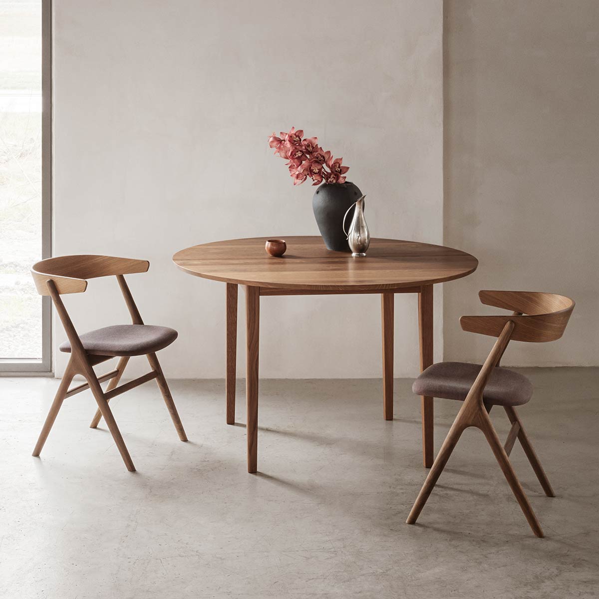 Sibast No 9 Chair | Pebble Grey 133 Remix Seat