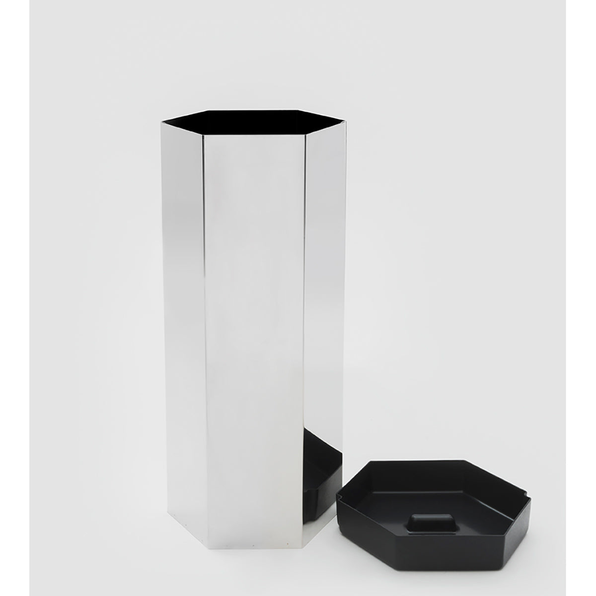 Sicilia 56 Umbrella Stand | Polished Stainless Steel