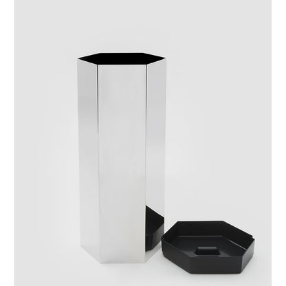 Sicilia 56 Umbrella Stand | Polished Stainless Steel