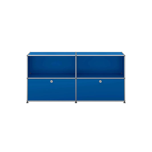 USM Sideboard Lower Doors | Gentian Blue Lacquer Panels