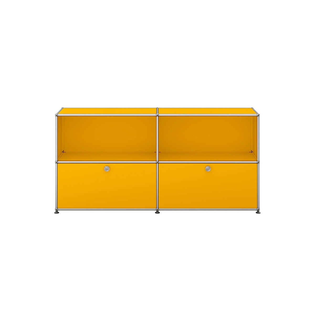 USM Sideboard Lower Doors | Golden Yellow Lacquer Panels