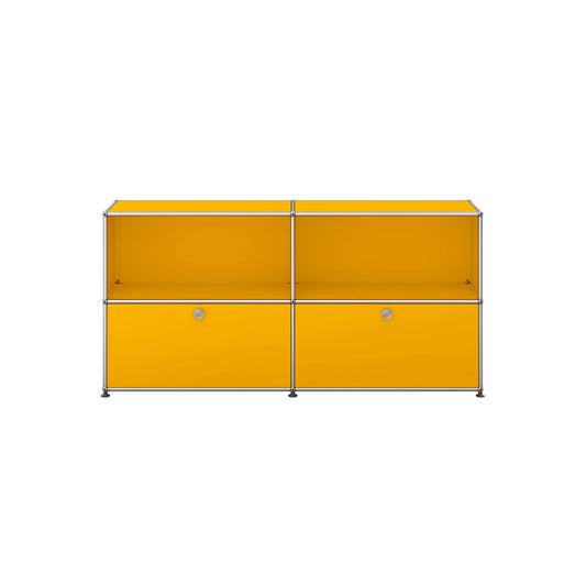 USM Sideboard Lower Doors | Golden Yellow Lacquer Panels