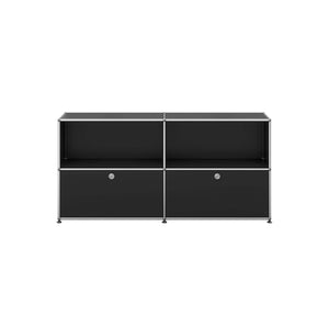 USM Sideboard Lower Doors | Graphite Black Lacquer Panels