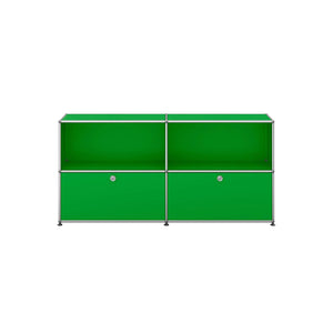 USM Sideboard Lower Doors | Green Lacquer Panels