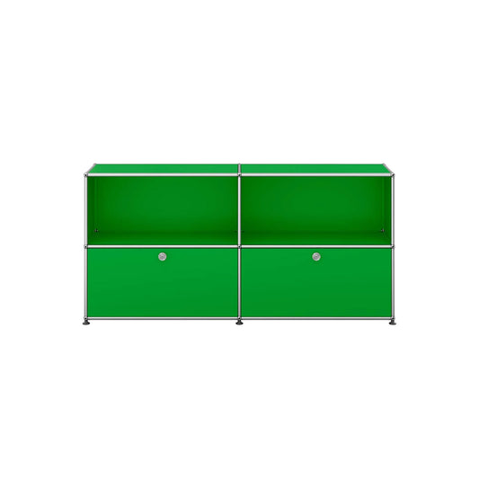 USM Sideboard Lower Doors | Green Lacquer Panels