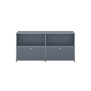 USM Sideboard Lower Doors | Medium Grey Lacquer Panels