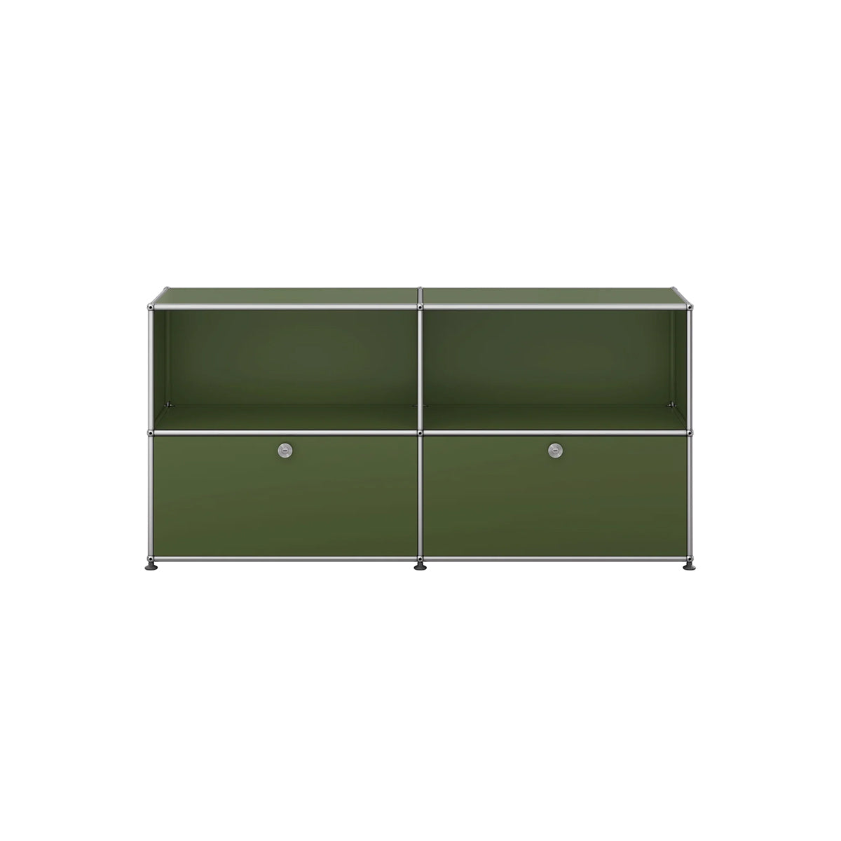 USM Sideboard Lower Doors | Olive Green Lacquer Panels