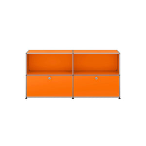 USM Sideboard Lower Doors | Orange Lacquer Panels