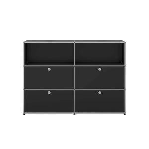 USM Medium Sideboard | Graphite Black Lacquer Panels