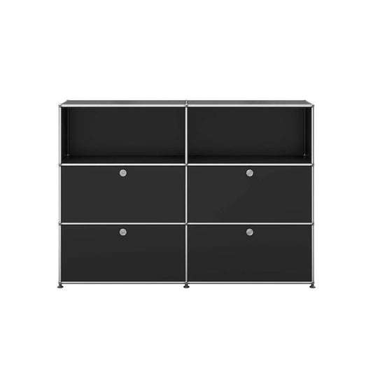 USM Medium Sideboard | Graphite Black Lacquer Panels