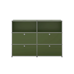 USM Medium Sideboard | Olive Green Lacquer Panels