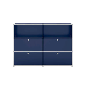 USM Medium Sideboard | Steel Blue Lacquer Panels