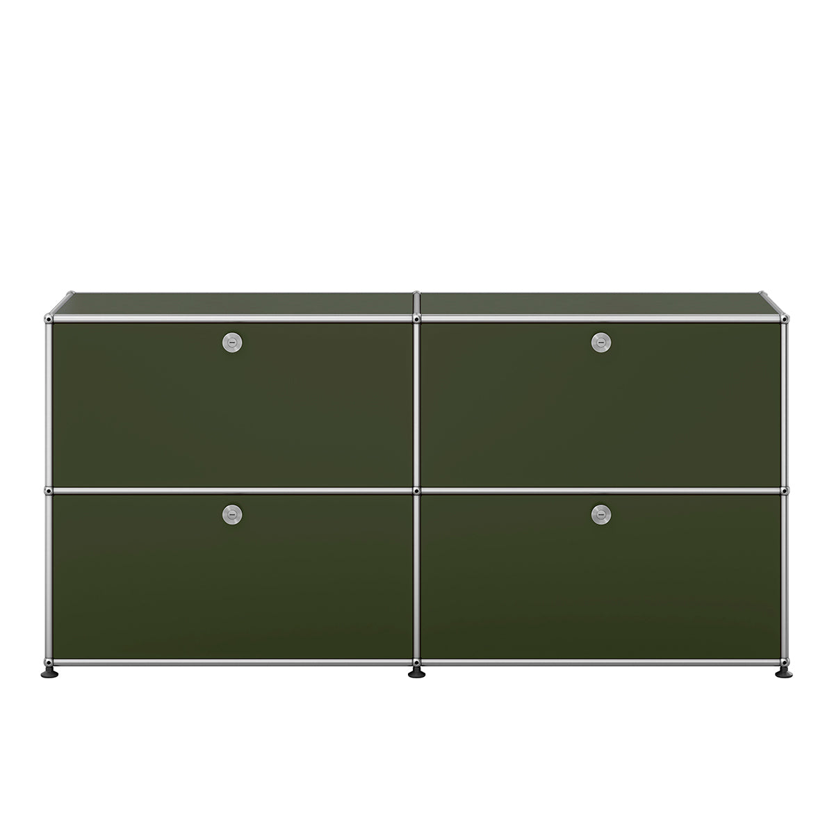USM 4 Door Sideboard | Olive Green Lacquer Panels