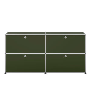 USM 4 Door Sideboard | Olive Green Lacquer Panels
