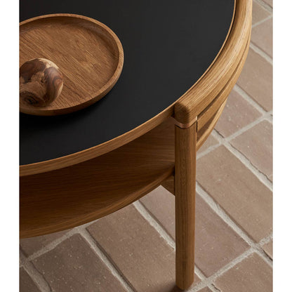 Sideways Coffee Table | Black Laminate Top
