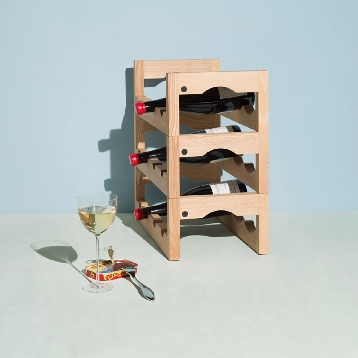 Silo Wine Rack | Natural Ash