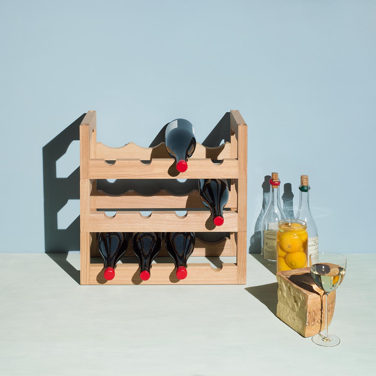 Silo Wine Rack | Red Ash