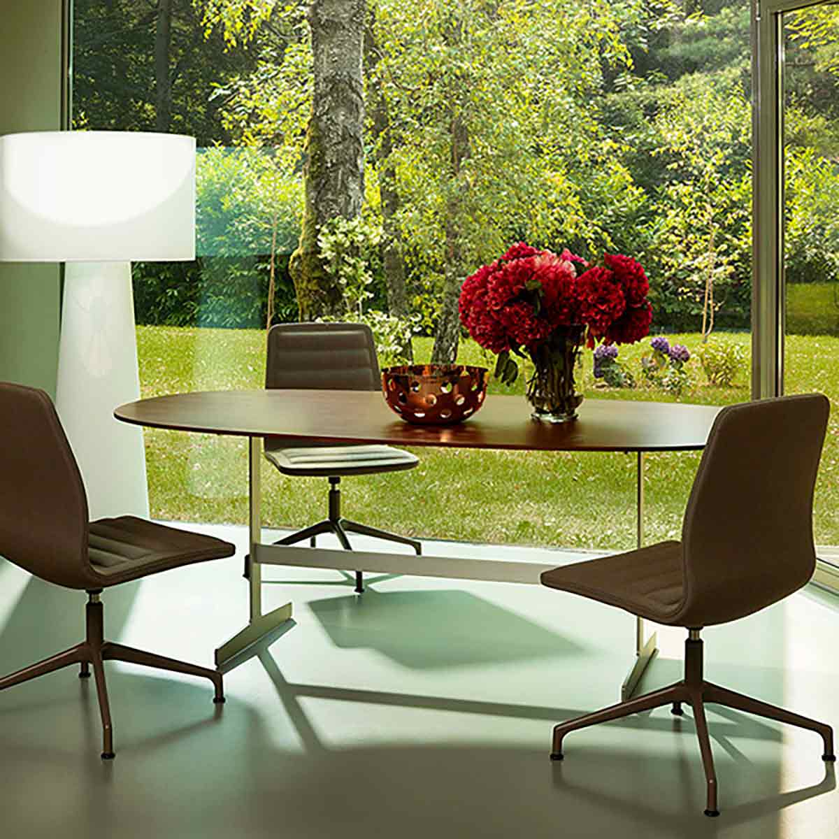 Simplon Dining Table 200cm | Natural Oak Top