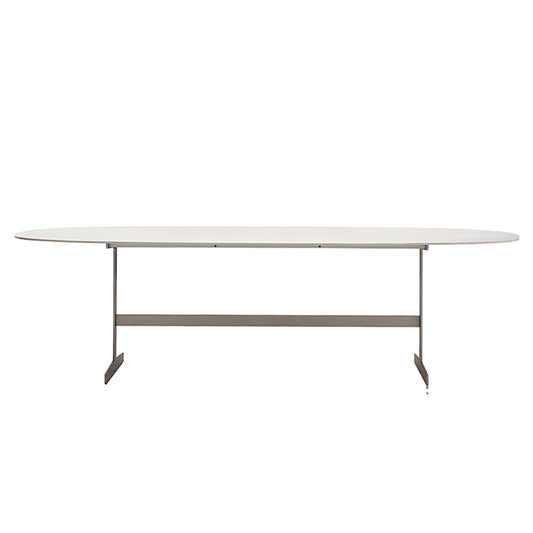 Simplon Dining Table 200cm | Black Stained Oak Top