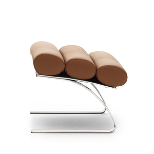 Sinus Footstool | Dura Leather 173 Cognac
