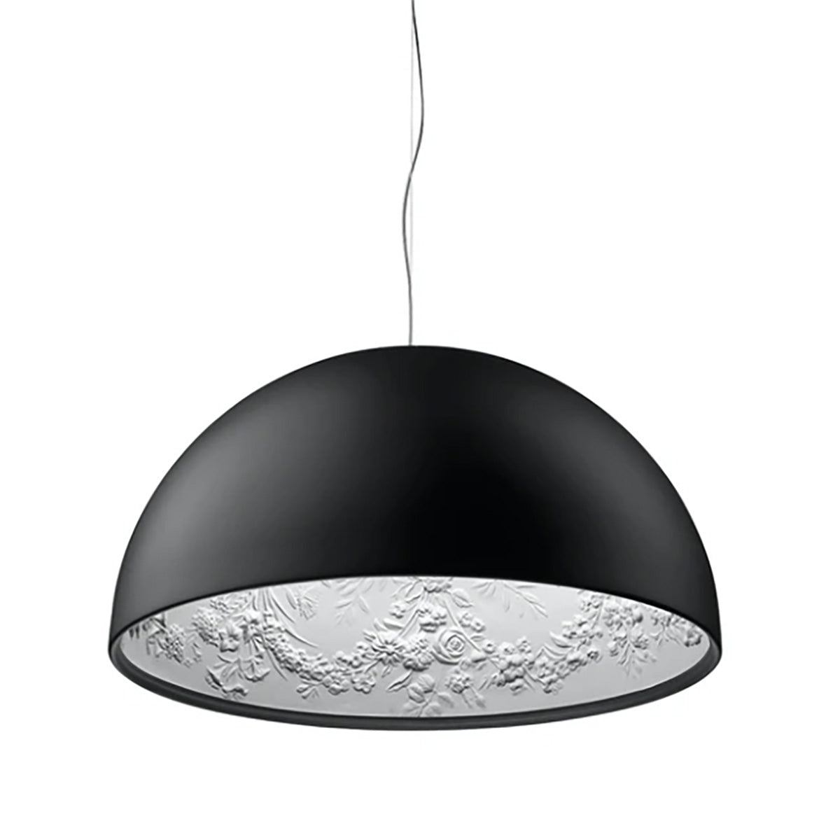 Skygarden S1 Medium Pendant Lamp | Matt Black Outer Shell