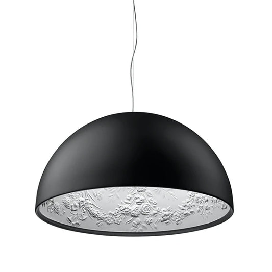 Skygarden S1 Medium Pendant Lamp | Matt Black Outer Shell