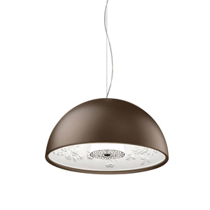 Skygarden Small Pendant Light | Matt Rust Outer Shell