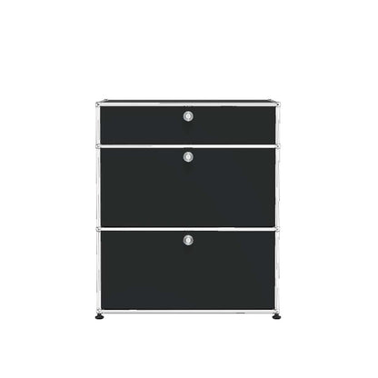 USM Small Dresser | Graphite Black Lacquer Panels