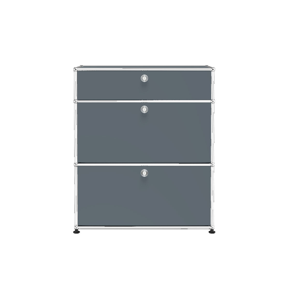 USM Small Dresser | Medium Grey Lacquer Panels
