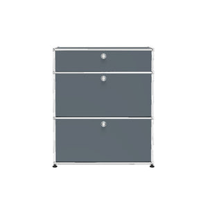 USM Small Dresser | Medium Grey Lacquer Panels