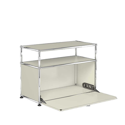 USM Small TV Unit | Beige Lacquer Panels