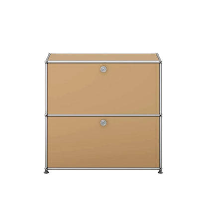 USM Small Closed Unit | Beige Lacquer Panels