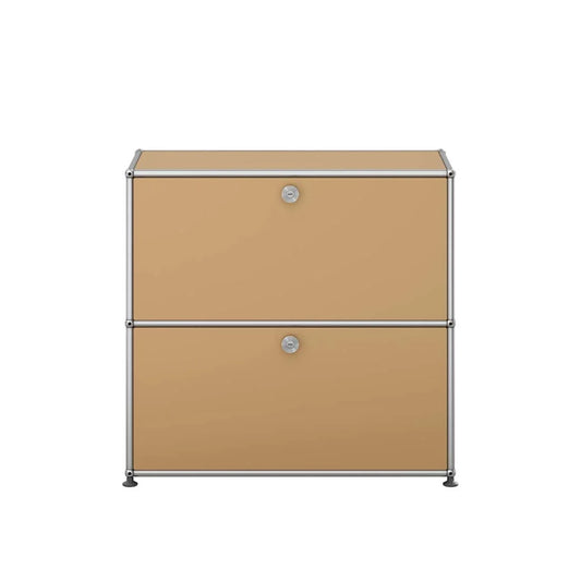 USM Small Closed Unit | Beige Lacquer Panels