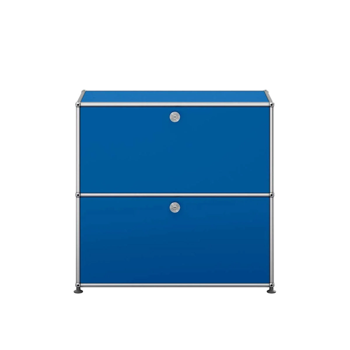USM Small Closed Unit | Gentian Blue Lacquer Panels