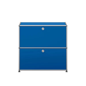 USM Small Closed Unit | Gentian Blue Lacquer Panels