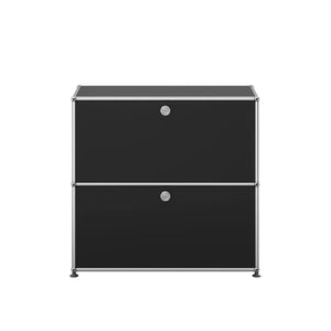 USM Small Closed Unit | Graphite Black Lacquer Panels