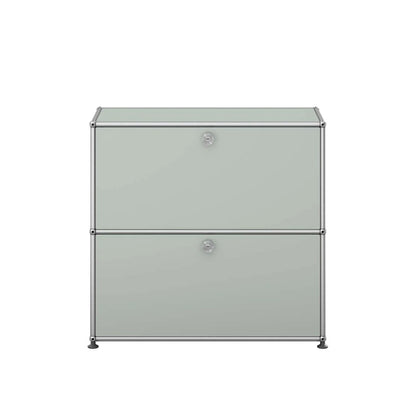 USM Small Closed Unit | Light Grey Lacquer Panels