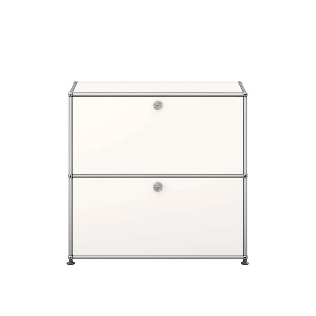 USM Small Closed Unit | White Lacquer Panels