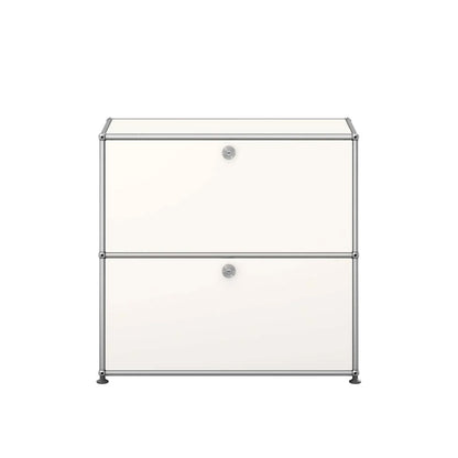 USM Small Closed Unit | White Lacquer Panels